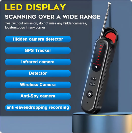 Whizzhop™ Portable Hidden Camera, GPS Tracker and RF Detector