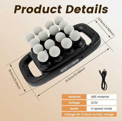 Whizzhop™ 16-Head Muscle Relaxation Massage Gun