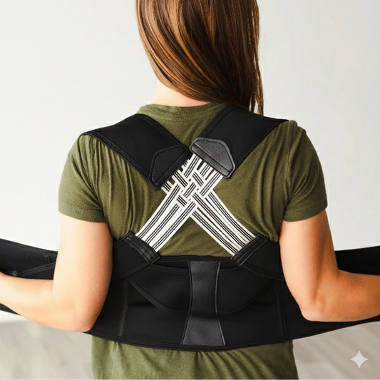 Whizzhop™ Posture Corrector | Adjustable Back Support Belt for Abdominal Waist Correction