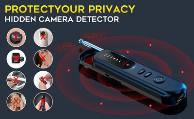 Whizzhop™ Portable Hidden Camera, GPS Tracker and RF Detector