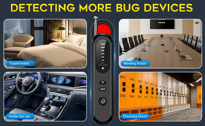 Whizzhop™ Portable Hidden Camera, GPS Tracker and RF Detector