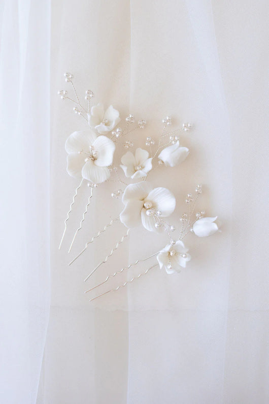 Whizzhop™ Flora Hair Pins | Elegant Styling Clips for Everyday & Special Looks