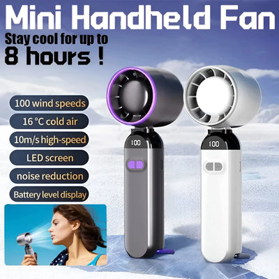 Whizzhop™ Foldable USB Rechargeable Lash Fan – Portable Eyelash Glue Dryer for Makeup Use
