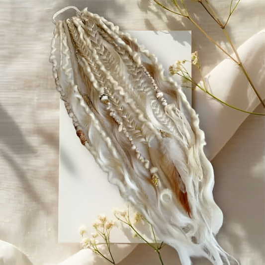 Whizzhop™ Elastic Dread Ponytail Salty Soul – Boho Braided Hair Extension for Natural Look