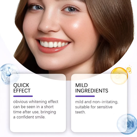 Whizzhop™ Purple Color Correct Whitening Strips for Brighter Looking Teeth