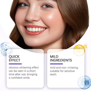 Whizzhop™ Purple Color Correct Whitening Strips for Brighter Looking Teeth