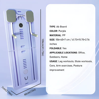 Whizzhop™ Adjustable Pilates and Core Home Workout Board for Ab & Push-up