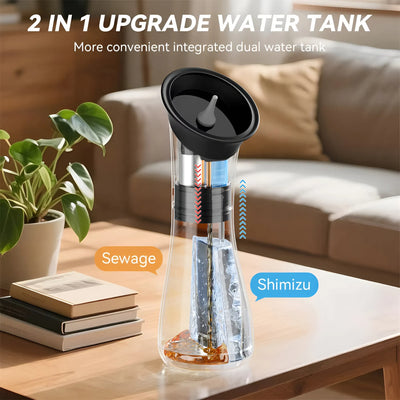 Whizzhop™ Water Powered Ear Cleaner with 11 Tips and 3 Pressure Setting for Clean