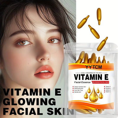 Whizzhop™ Vitamin E Moisturizing Capsules – Hydrating Skin Essence with Squalane and Vitamin C