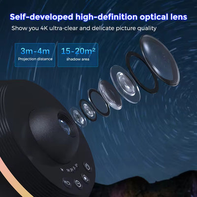 Whizzhop™ Galaxy Projector Night Light 13 in 1 Rotating Space Ball Lamp