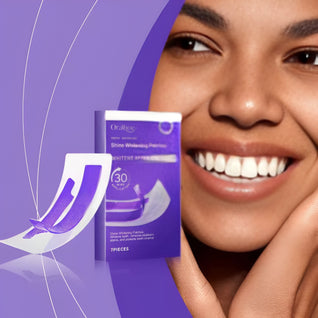 Whizzhop™ Purple Color Correct Whitening Strips for Brighter Looking Teeth
