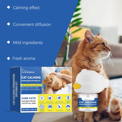 Whizzhop™ Pet Calming Pheromone Diffuser and Spray for Cats and Dogs