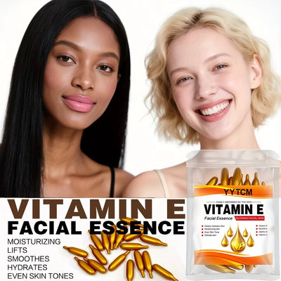 Whizzhop™ Vitamin E Moisturizing Capsules – Hydrating Skin Essence with Squalane and Vitamin C