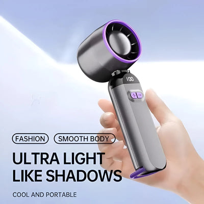 Whizzhop™ Foldable USB Rechargeable Lash Fan – Portable Eyelash Glue Dryer for Makeup Use