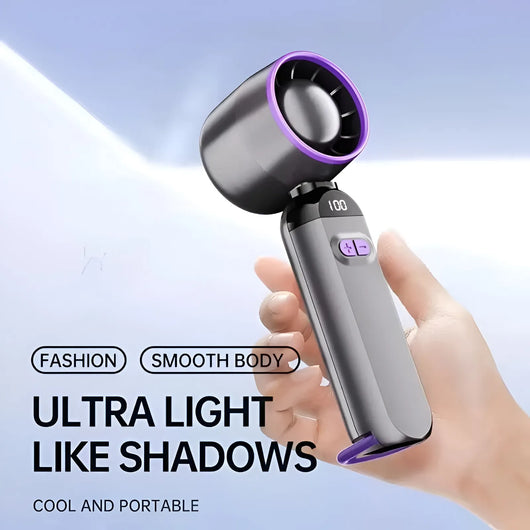 Whizzhop™ Foldable USB Rechargeable Lash Fan – Portable Eyelash Glue Dryer for Makeup Use