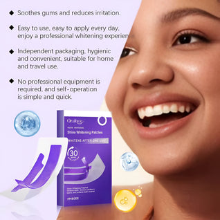 Whizzhop™ Purple Color Correct Whitening Strips for Brighter Looking Teeth