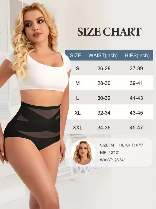 Whizzhop™ Seamless High Waisted Shaping Underwear for Women – Breathable Mesh Design