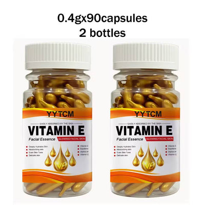 Whizzhop™ Vitamin E Moisturizing Capsules – Hydrating Skin Essence with Squalane and Vitamin C