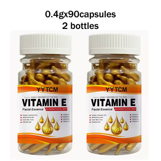 Whizzhop™ Vitamin E Moisturizing Capsules – Hydrating Skin Essence with Squalane and Vitamin C