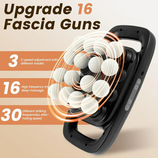 Whizzhop™ 16-Head Muscle Relaxation Massage Gun
