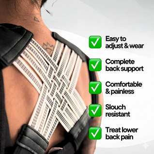 Whizzhop™ Posture Corrector | Adjustable Back Support Belt for Abdominal Waist Correction