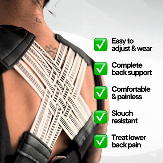Whizzhop™ Posture Corrector | Adjustable Back Support Belt for Abdominal Waist Correction