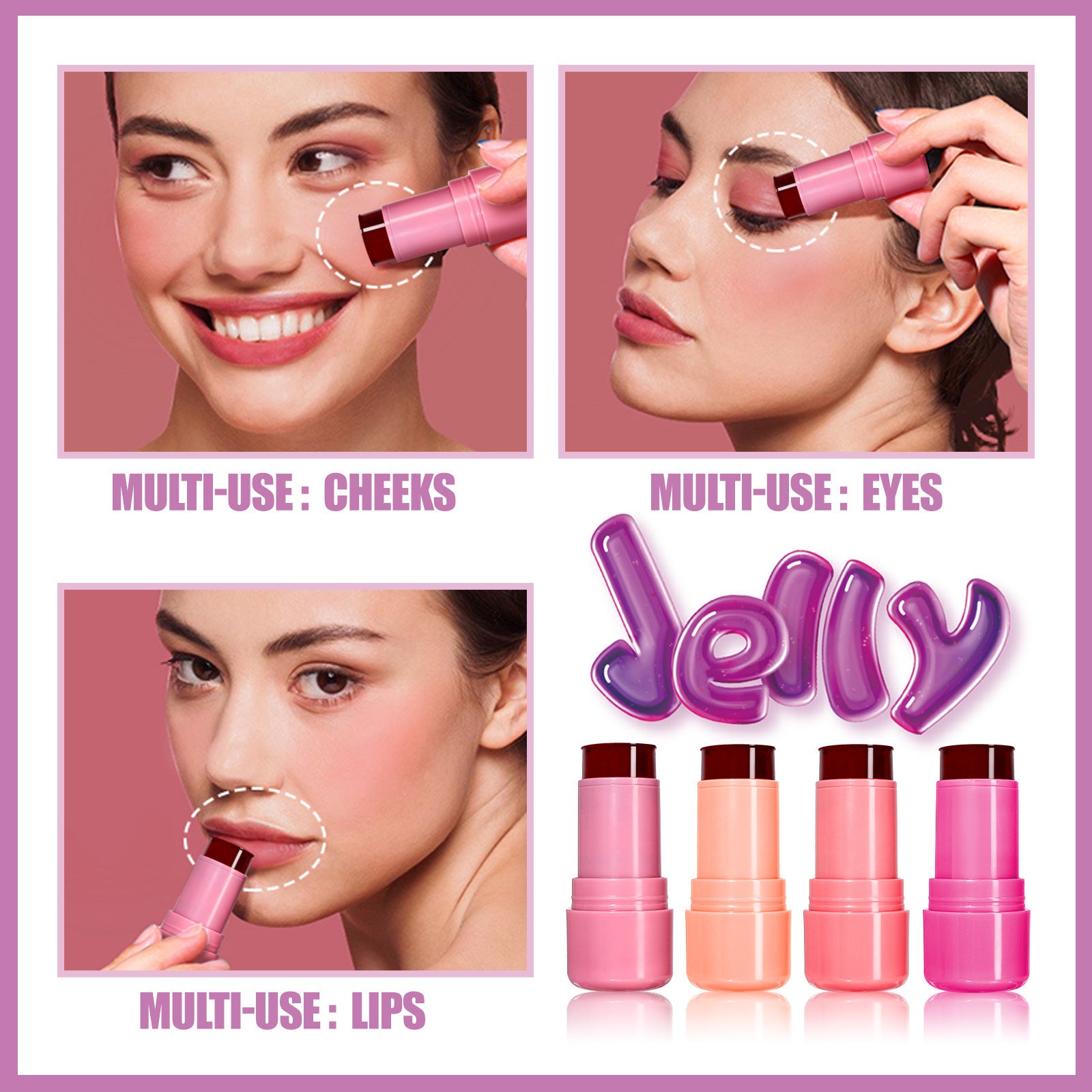 Jelly Blush Lipstick for Lip And Cheek
