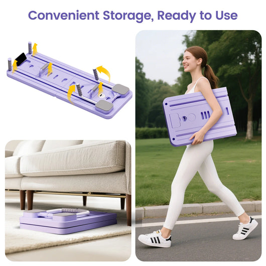 Whizzhop™ Adjustable Pilates and Core Home Workout Board for Ab & Push-up