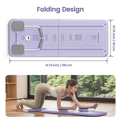 Whizzhop™ Adjustable Pilates and Core Home Workout Board for Ab & Push-up