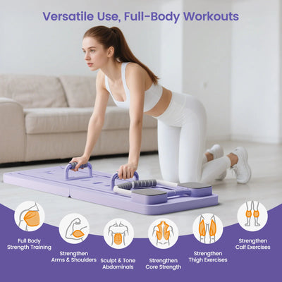 Whizzhop™ Adjustable Pilates and Core Home Workout Board for Ab & Push-up