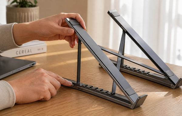 Unfold & Place Your Laptop