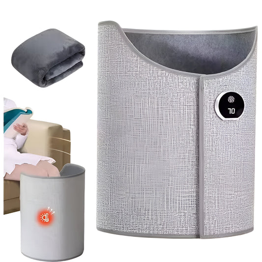 Whizzhop™ Silent Foldable Leg Warmer with Electric Heating & Auto Shut-Off