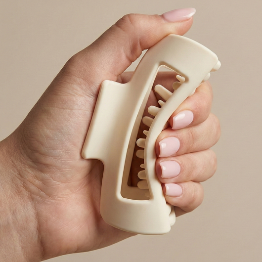 Whizzhop™ Silicone Flexible Hair Claw Clips – Large Bendable Non Slip Hair Clips