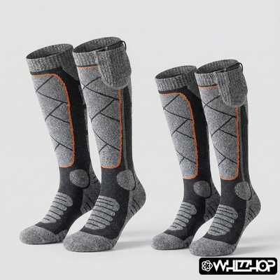 Whizzhop™ Electric Heated Socks for Men & Women – Rechargeable, Hiking & Cold Weather