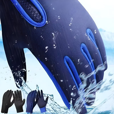 Whizzhop™ Winter Gloves for Men and Women Waterproof Touchscreen Warm Outdoor Use